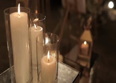 A Slow Motion Shot of an Indian Wedding Venue Decoration in India