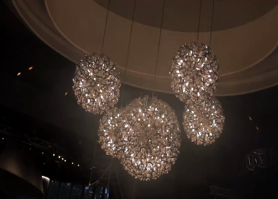 A Slow Motion Shot of an Indian Wedding Venue Decoration in India