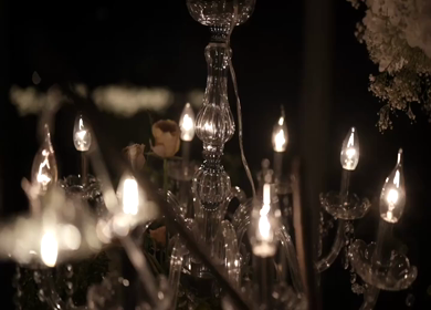 A Slow Motion Shot of an Indian Wedding Venue Decoration in India
