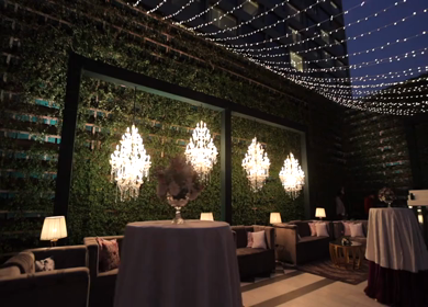 A Slow Motion Shot of an Indian Wedding Decoration in India