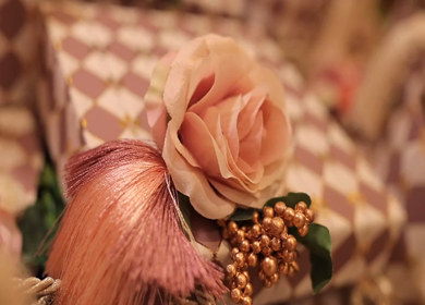 A Slow Motion Shot of an Indian Wedding Decoration in India