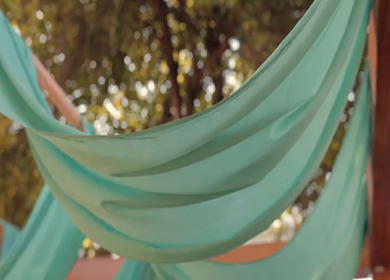 A Slow Motion Shot of an Indian Wedding Venue Decoration in India