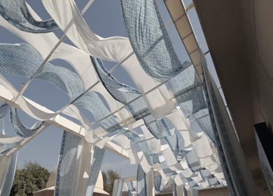 A Slow Motion Shot of an Indian Wedding Venue Decoration in India