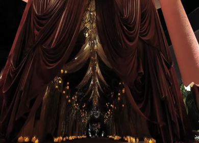 A Slow Motion Shot of an Indian Wedding Venue Decoration in India