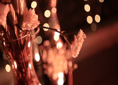 A Slow Motion Shot of an Indian Wedding Decoration in India