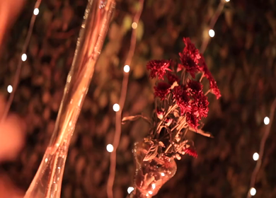 9th February, 2024 : A Slow Motion Shot of an Indian Wedding Decoration