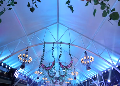 9th February, 2024 : A Slow Motion Shot of an Indian Wedding Decoration