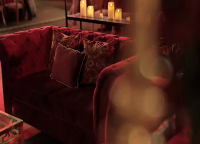 A Slow Motion Shot of an Indian Wedding Venue Decoration in India