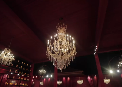 A Slow Motion Shot of an Indian Wedding Venue Decoration in India