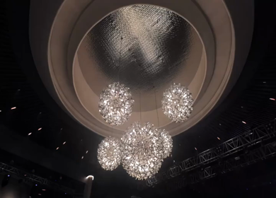 A Slow Motion Shot of an Indian Wedding Venue Decoration in India