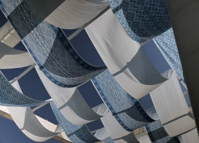 A Slow Motion Shot of an Indian Wedding Venue Decoration in India