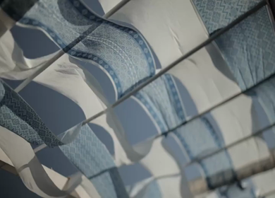 A Slow Motion Shot of an Indian Wedding Venue Decoration in India