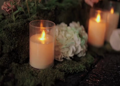 A Slow Motion Shot of an Indian Wedding Venue Decoration in India
