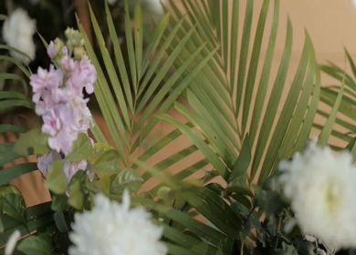 A Slow Motion Shot of an Indian Wedding Venue Decoration in India