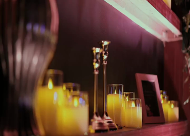 A Slow Motion Shot of an Indian Wedding Venue Decoration in India