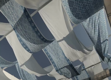 A Slow Motion Shot of an Indian Wedding Venue Decoration in India