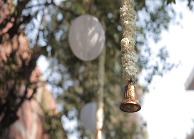 A Slow Motion Shot of an Indian Wedding Decoration in India