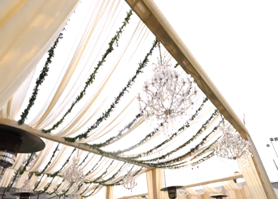 A Slow Motion Shot of an Indian Wedding Decoration in India