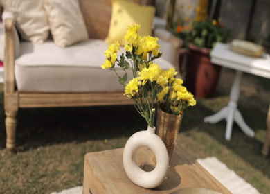 A Slow Motion Shot of an Indian Wedding Decoration in India