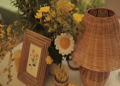 A Slow Motion Shot of an Indian Wedding Venue Decoration in India