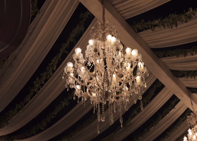 A Slow Motion Shot of an Indian Wedding Decoration in India