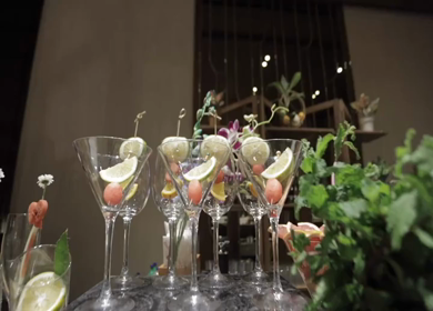 A Slow Motion Shot of an Indian Wedding Venue Decoration in India