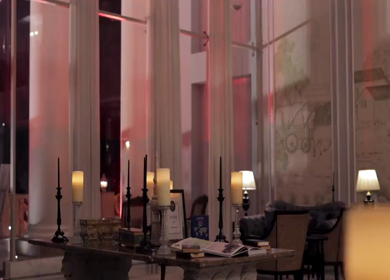 5th January 2025 : A Slow Motion Shot of an Indian Wedding Venue Decoration in India