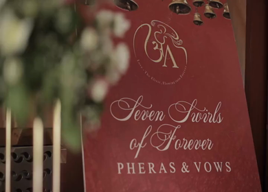 5th January 2025 : A Slow Motion Shot of an Indian Wedding Venue Decoration in India