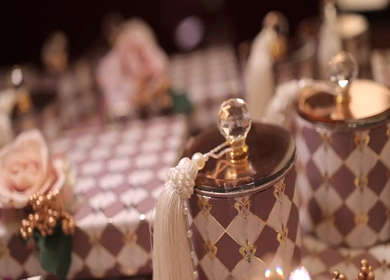 A Slow Motion Shot of an Indian Wedding Decoration in India