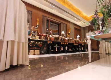 A Shot of an Indian Wedding Decoration in India