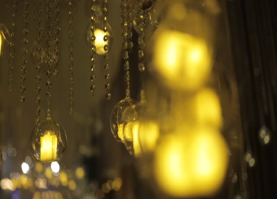 A Slow Motion Shot of an Indian Wedding Decoration in India