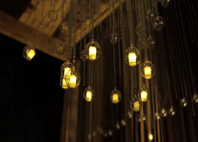 A Slow Motion Shot of an Indian Wedding Decoration in India