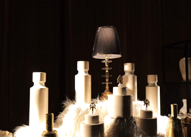 A Slow Motion Shot of an Indian Wedding Decoration in India