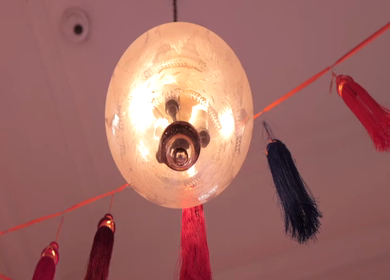 A Slow Motion Shot of an Indian Wedding Decoration in India