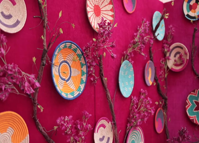 A Slow Motion Shot of an Indian Wedding Decoration in India