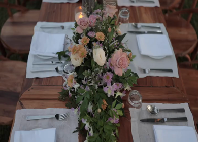 A Slow Motion Shot of an Indian Wedding Venue Decoration in India