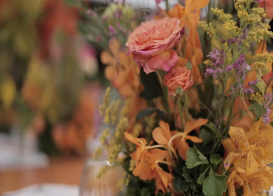 A Slow Motion Shot of an Indian Wedding Venue Decoration in India