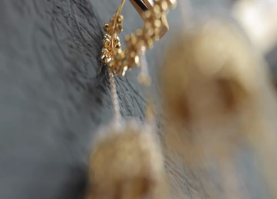 A Slow Motion Shot of an Indian Wedding Venue Decoration in India