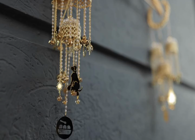 A Slow Motion Shot of an Indian Wedding Venue Decoration in India