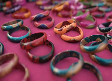 A Slow Motion Shot of an Indian Wedding Venue Decoration in India