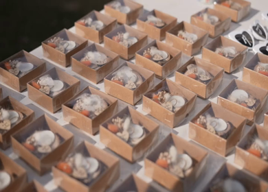 A Slow Motion Shot of an Indian Wedding Venue Decoration in India