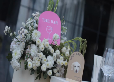9th February, 2024 : A Slow Motion Shot of an Indian Wedding Venue Decoration in India
