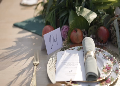 A Slow Motion Shot of an Indian Wedding Venue Decoration in India