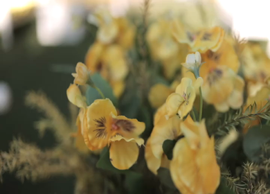 A Slow Motion Shot of an Indian Wedding Venue Decoration at Mussoorie,Uttarakhand in India