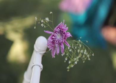 A Slow Motion Shot of an Indian Wedding Venue Decoration at Mussoorie,Uttarakhand in India