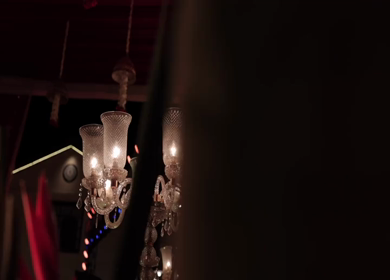 A Slow Motion Shot of an Indian Wedding Venue Decoration in India