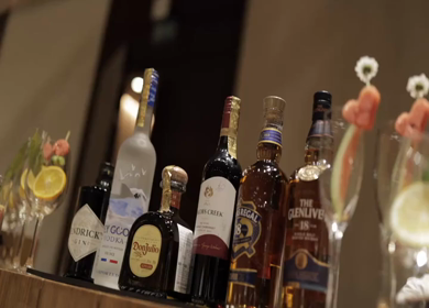 5th January 2025 : A slow motion shot of a bar at an Indian wedding in New Delhi, India