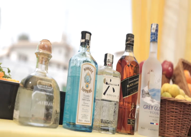 5th January 2025 : A slow motion shot of a bar at an Indian wedding in New Delhi, India