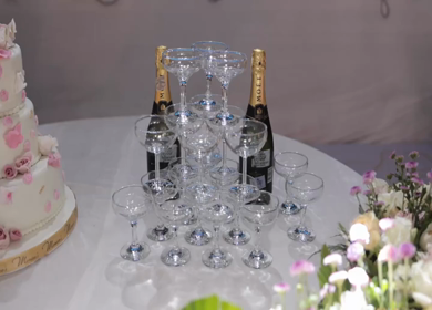 5th January 2025 : A slow motion shot of a bar at an Indian wedding in New Delhi, India