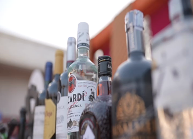 5th January 2025 : A slow motion shot of a bar at an Indian wedding in New Delhi, India